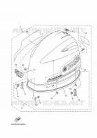 KUIP BOVENSTE voor Yamaha FT50JETL 2021