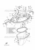 LAGERE DEKSEL 1 voor Yamaha FT60GETX 2021