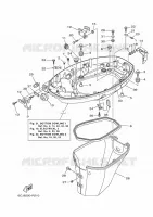 LAGERE DEKSEL 1 voor Yamaha F40GETL 2021