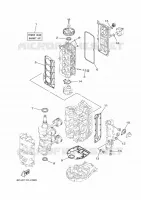 REPARATIESET 1 voor Yamaha F40GETL 2021