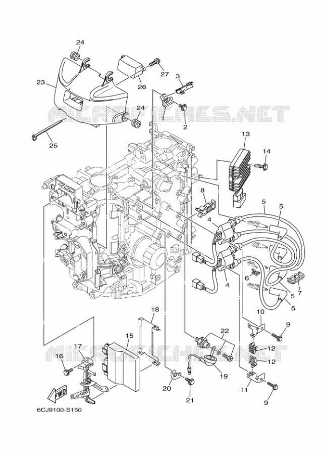 ELECTRISCH 1 Yamaha OUTBOARD ENGINES 40hp (29.4kW) 2021 F40  F40GET