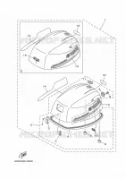 KUIP BOVENSTE voor Yamaha F9.9JES 2021