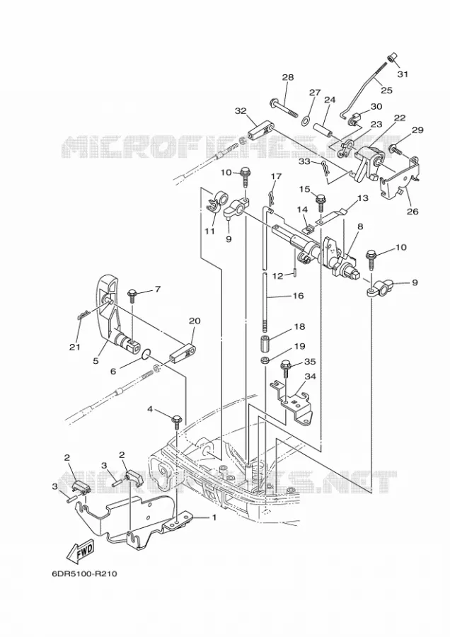 GASBEDIENING 2 Yamaha OUTBOARD ENGINES 9.9hp (7.3kW) 2021 F9.9  F9.9JE