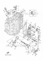 CILINDER EN CARTERDELEN 3 voor Yamaha F200LCA 2021
