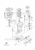 REPARATIESET 2 voor Yamaha F200XCA 2021