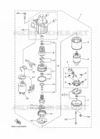 STARTMOTOR voor Yamaha F200XCA 2021
