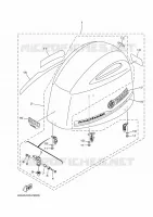 KUIP BOVENSTE voor Yamaha F200LCA2 2021