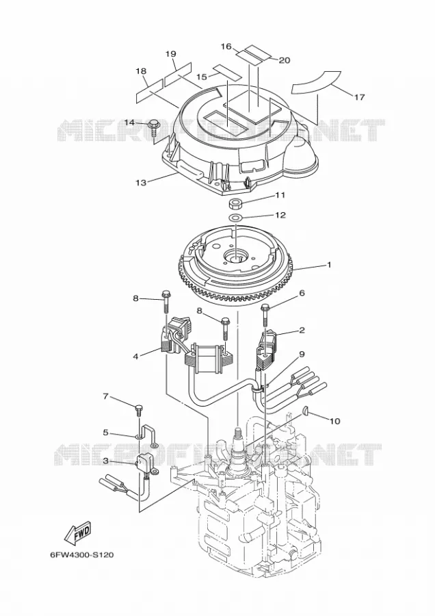 DYNAMO Yamaha OUTBOARD ENGINES 9.9hp (7.3kW) 2021 FT9.9  FT9.9LMH