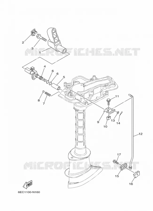 GASBEDIENING Yamaha OUTBOARD ENGINES 5hp (3.7kW) 2021 F5  F5AMH