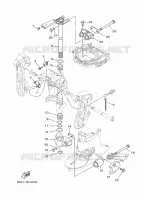 HOUDER 2 voor Yamaha F115LB 2021