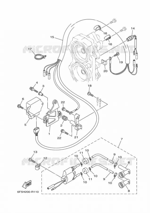 ELECTRISCH 1 Yamaha OUTBOARD ENGINES 40hp (29.4kW) 2021 E40  E40GMH
