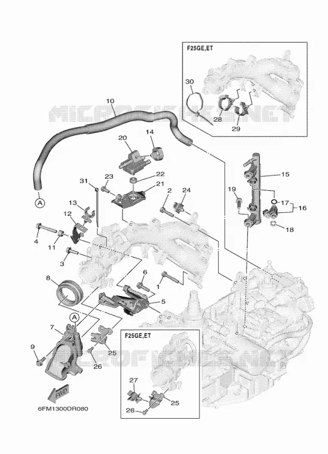 INLAAT 2 Yamaha OUTBOARD ENGINES 25hp (18.4kW) 2021 F25  F25GWH