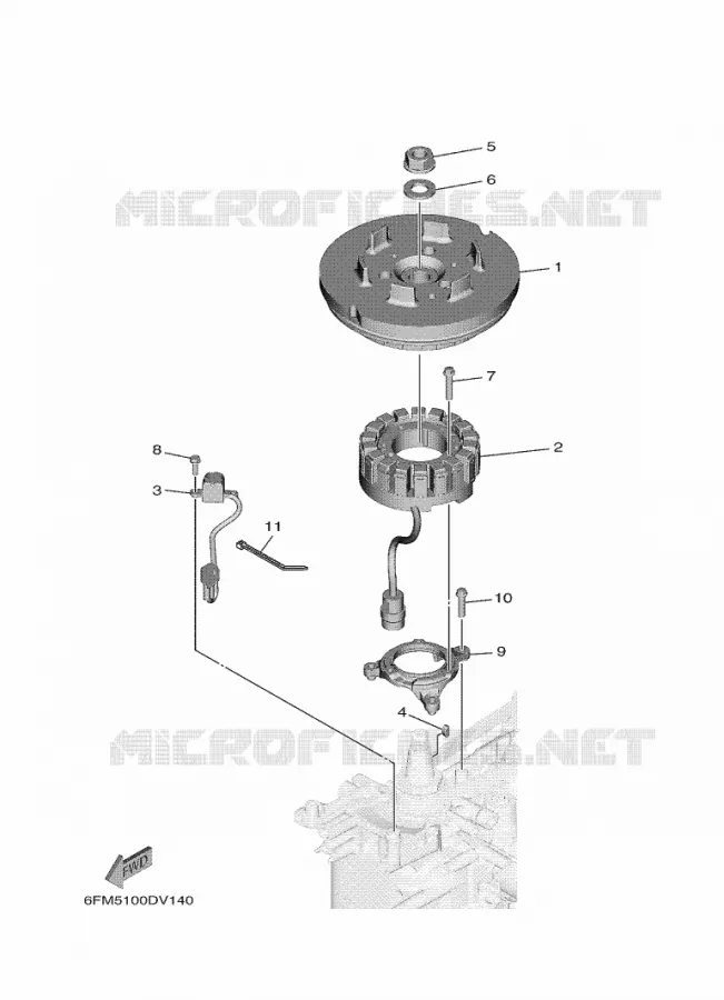 DYNAMO Yamaha OUTBOARD ENGINES 25hp (18.4kW) 2021 F25  F25GWH