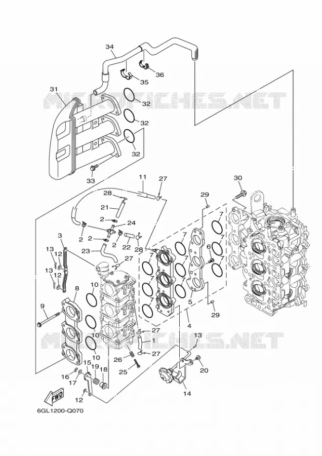 INLAAT Yamaha OUTBOARD ENGINES 40hp (29.4kW) 2021 F40  F40JMHD