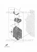 GASKLEP HUIS voor Yamaha XF425NSA 2021