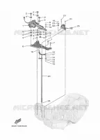 GASBEDIENING voor Yamaha XF425NSA 2021