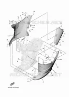 LAGERE DEKSEL 4 voor Yamaha XF425NSA2 2021
