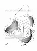 LAGERE DEKSEL 2 voor Yamaha XF425NSA2 2021
