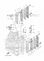 CILINDER EN CARTERDELEN 3 voor Yamaha FL200BETX 2021