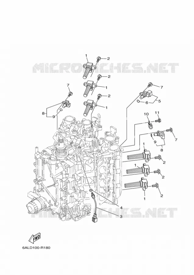 ELECTRISCH 1 Yamaha OUTBOARD ENGINES 200hp (147.1kW) 2021 FL200  FL200BET
