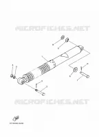 ACHTER SCHOKBREKER voor Yamaha DT 125 2024