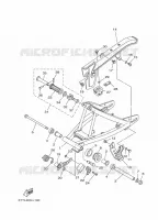 ACHTERBRUG voor Yamaha DT 125 2024