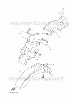 SPATBORD voor Yamaha DT 125 2024