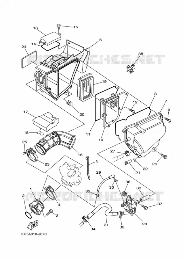 INLAAT Yamaha MOTO 250 2024 XT  XT250