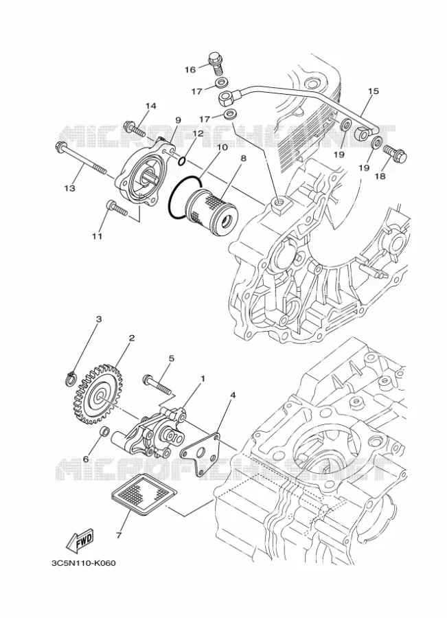 OLIEPOMP Yamaha MOTO 250 2024 XT  XT250