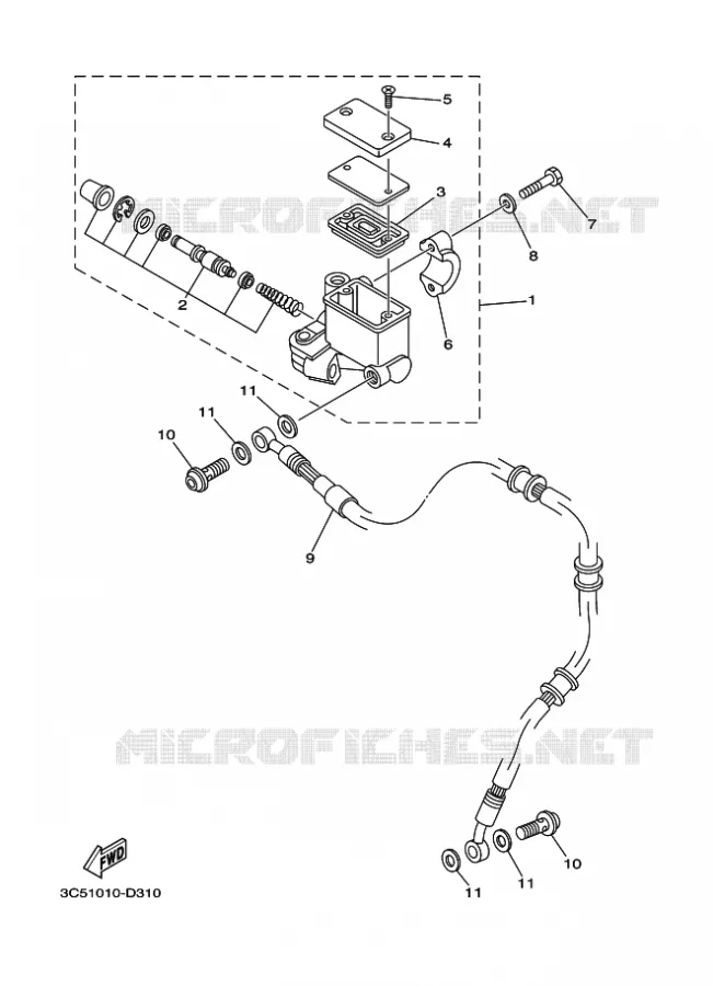 REMPOMP VOOR Yamaha MOTO 250 2024 XT  XT250