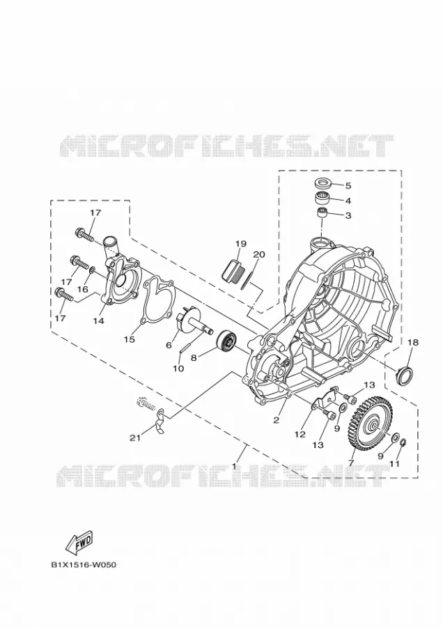 WATERPOMP / SLANGEN Yamaha MOTO 250 2024 R25  YZF250-A