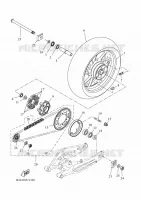 ACHTERWIEL voor Yamaha TRACER 7 2024