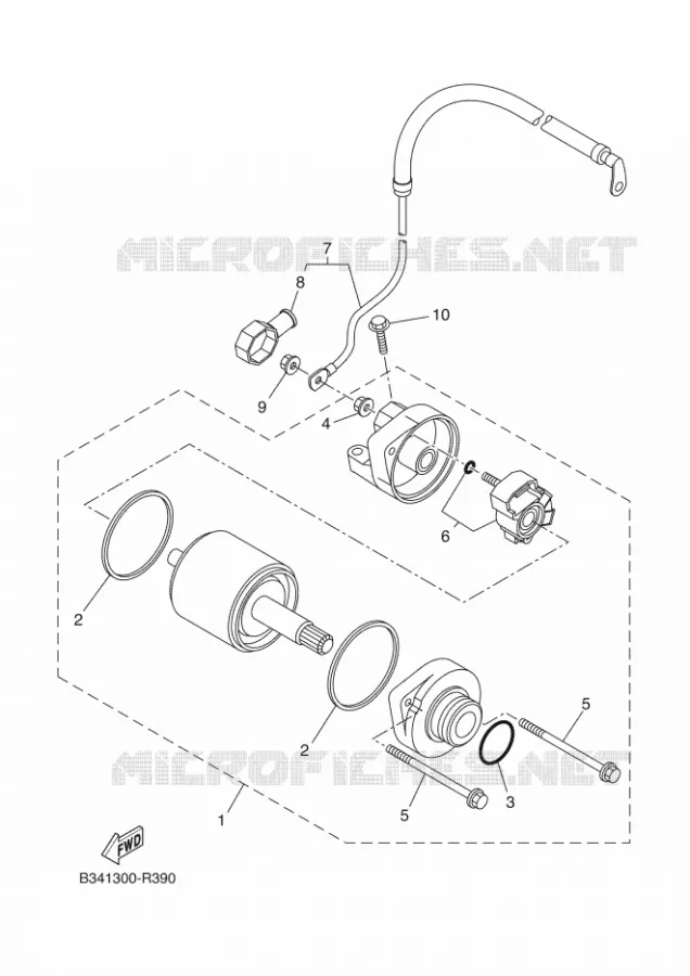 STARTMOTOR Yamaha MOTO 700 2024 TRACER  MTT690