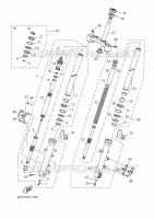 VOORVORK voor Yamaha TRACER 7 GT 2024