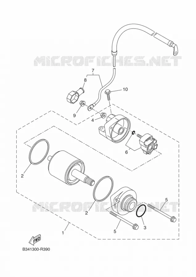 STARTMOTOR Yamaha MOTO 700 2024 TRACER  MTT690