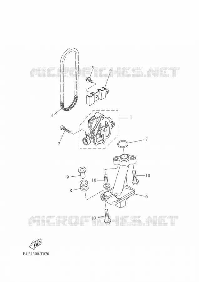 OLIEPOMP Yamaha MOTO 700 2024 TRACER  MTT690-U