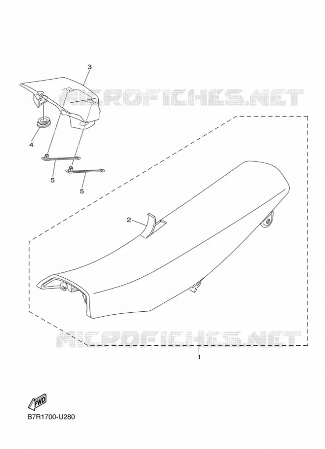 SELLE Yamaha MOTO 250 2024 WRF  WR250F