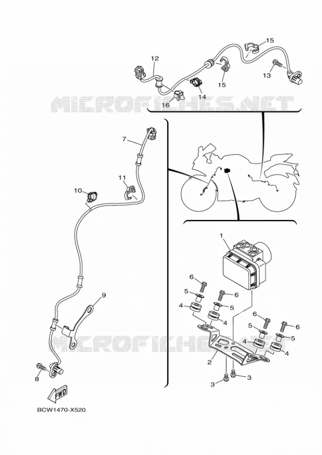 ELECTRISCH 3 Yamaha MOTO 155 2024 R15  YZF155-A
