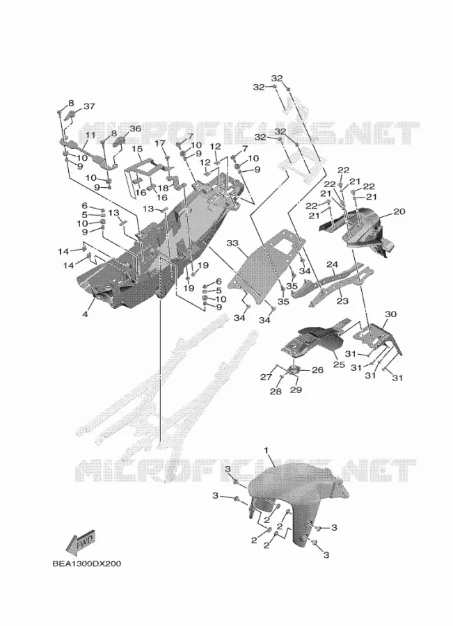 SPATBORD Yamaha MOTO 900 2024 XSR  MTM890