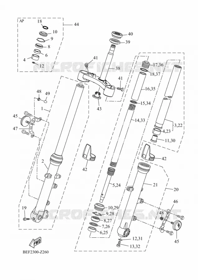 VOORVORK Yamaha MOTO 700 2024 XSR  MTM690