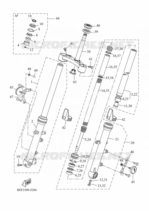 VOORVORK Yamaha MOTO 700 2024 XSR  MTM690