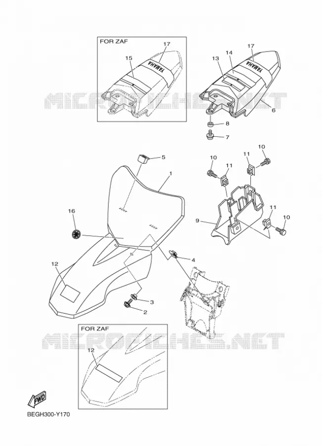 SPATBORD Yamaha MOTO 50 2024 TTR  TT-R50