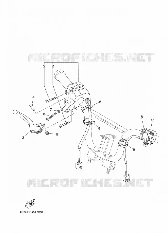 STUURSCHAKELAAR / HEVEL Yamaha MOTO 50 2024 TTR  TT-R50