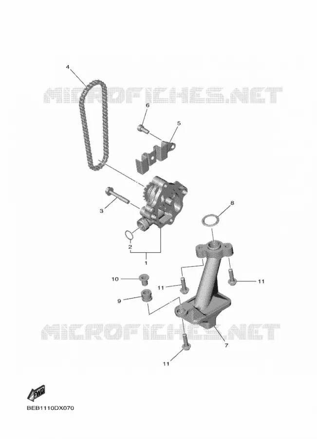 OLIEPOMP Yamaha MOTO 700 2024 R7  YZF690-U