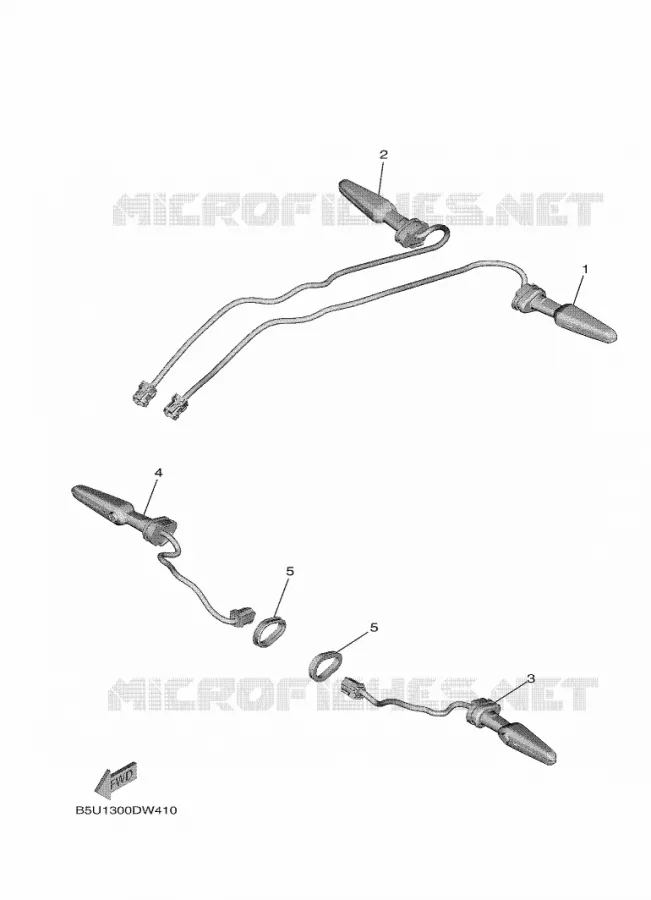 KNIPPERLICHT Yamaha MOTO 900 2024 TRACER  MTT890D-K