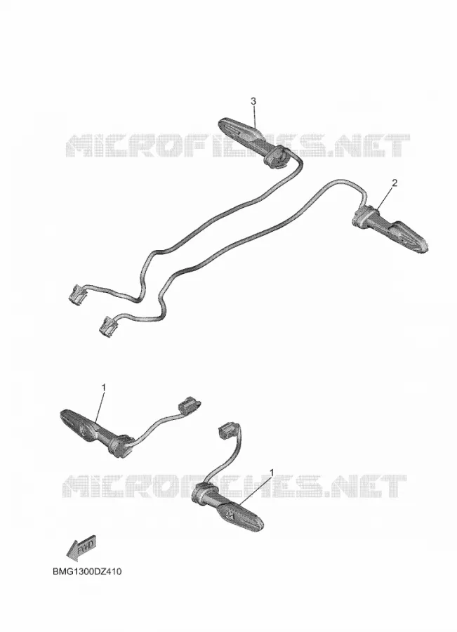 KNIPPERLICHT Yamaha MOTO 900 2024 XSR  MTM890D