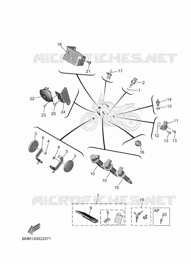 ELECTRISCH 2 Yamaha MOTO 900 2024 MT  MTN890D
