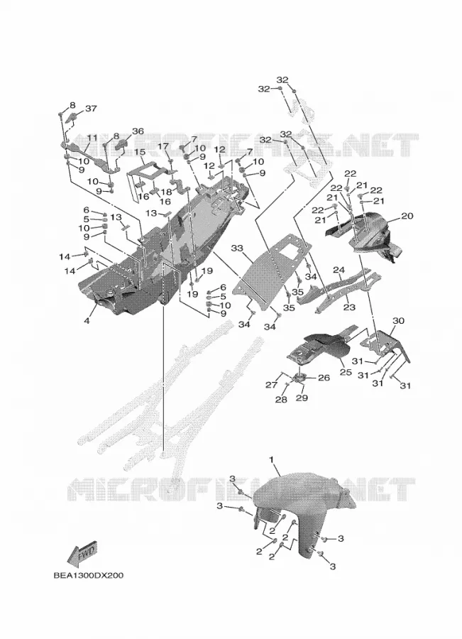 SPATBORD Yamaha MOTO 900 2024 XSR  MTM890-U