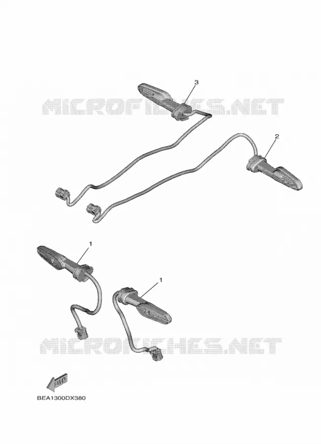 KNIPPERLICHT Yamaha MOTO 900 2024 XSR  MTM890-U