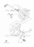 SCHAKEL STANG / PEDAAL voor Yamaha YBR 125E 2024